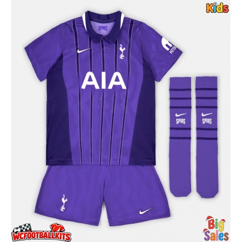 Tottenham Hotspur Savio #17 Replica Third Stadium Kit for Kids 2026-27 Short Sleeve (+ pants)